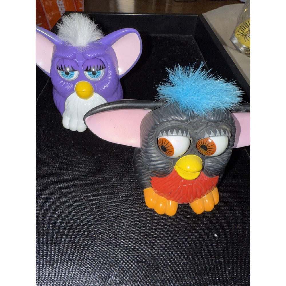 Furby McDonald's Happy Meal Toys Collectible Figurines 98' Lot Of 2 Vintage 4039